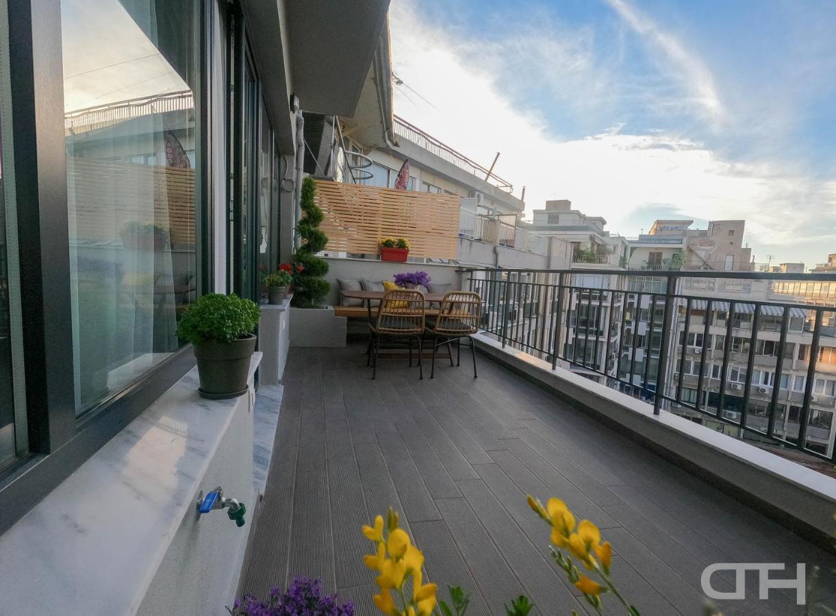 Luxury 80M2 Apartment With Balcony Downtown Thessaloniki Buitenkant foto