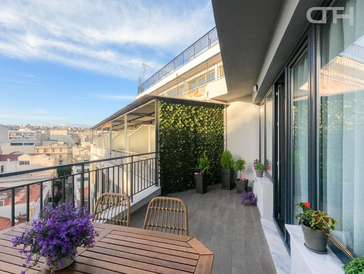 Luxury 80M2 Apartment With Balcony Downtown Thessaloniki Buitenkant foto