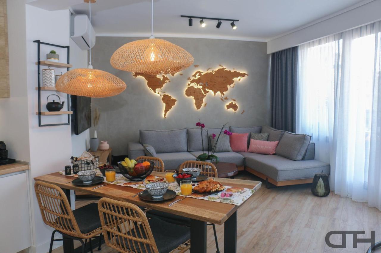 Luxury 80M2 Apartment With Balcony Downtown Thessaloniki Buitenkant foto