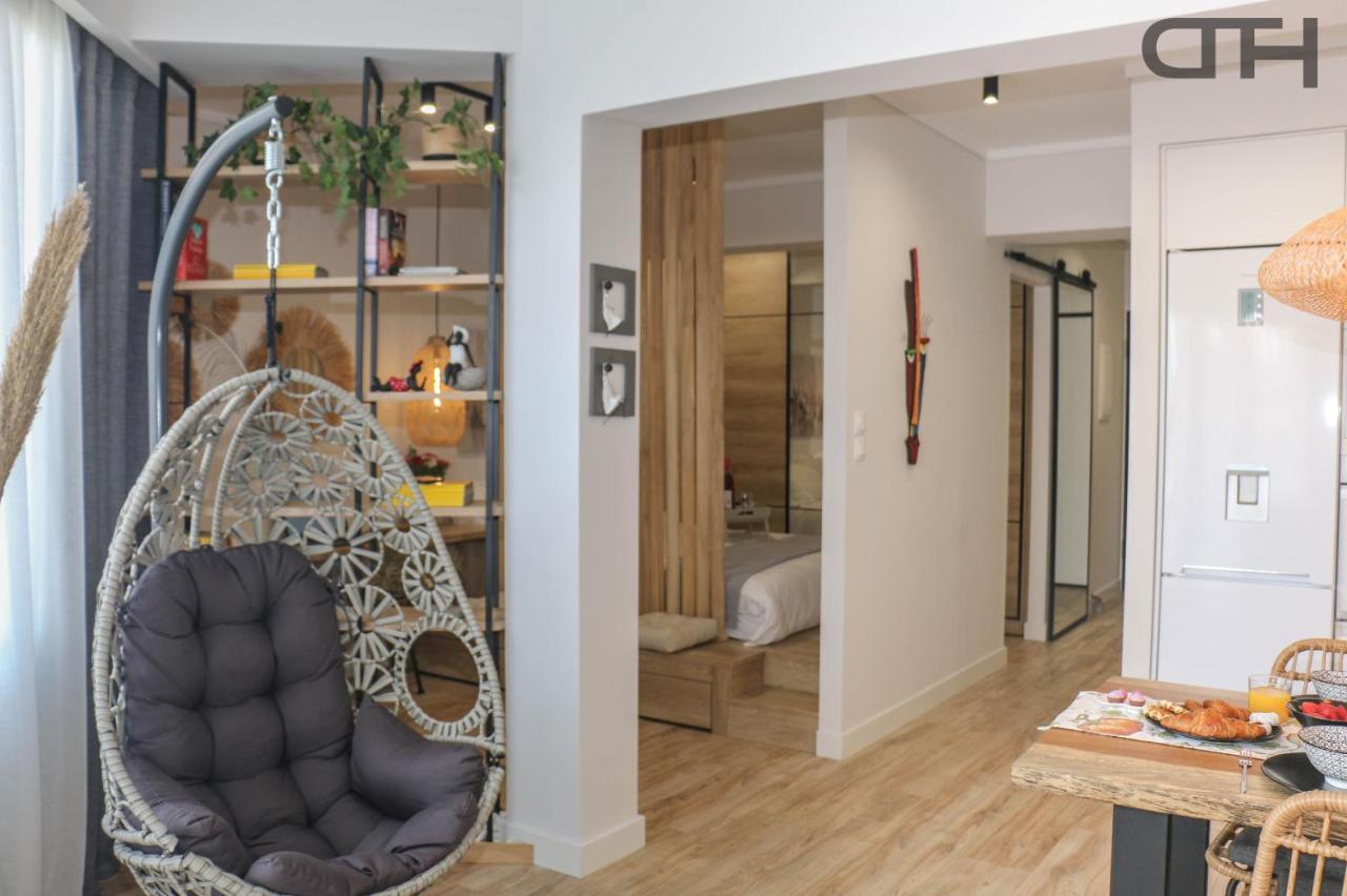 Luxury 80M2 Apartment With Balcony Downtown Thessaloniki Buitenkant foto