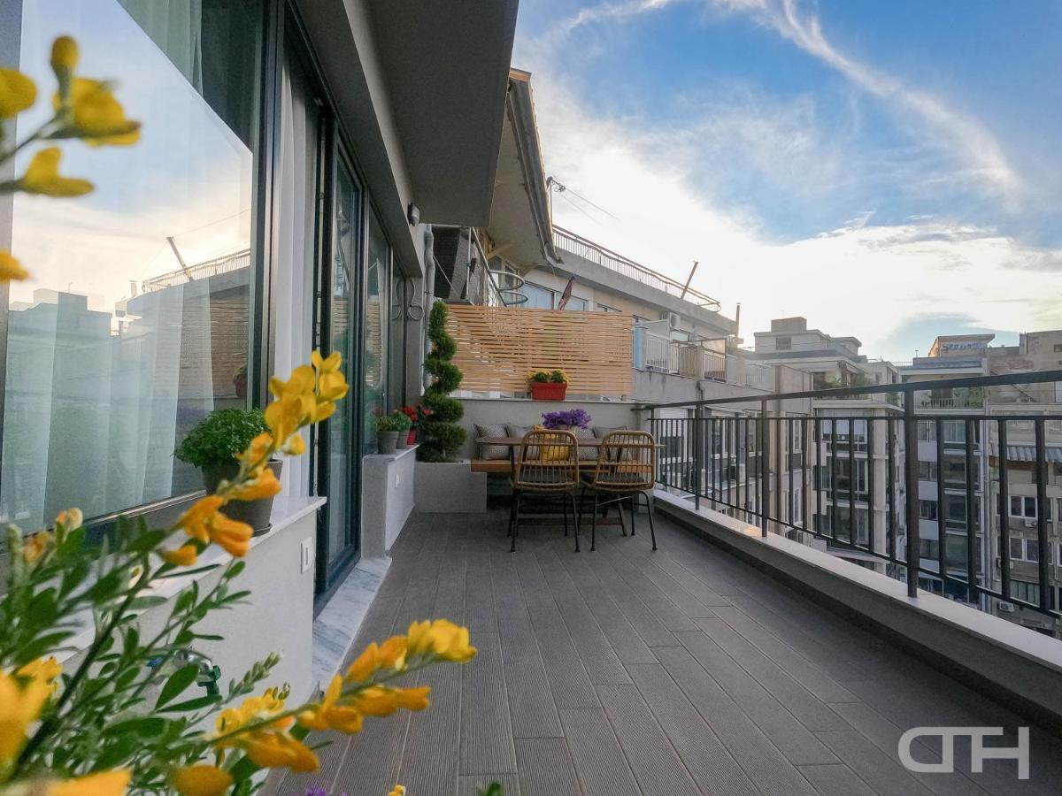 Luxury 80M2 Apartment With Balcony Downtown Thessaloniki Buitenkant foto