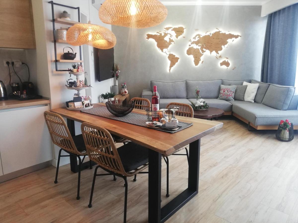 Luxury 80M2 Apartment With Balcony Downtown Thessaloniki Buitenkant foto